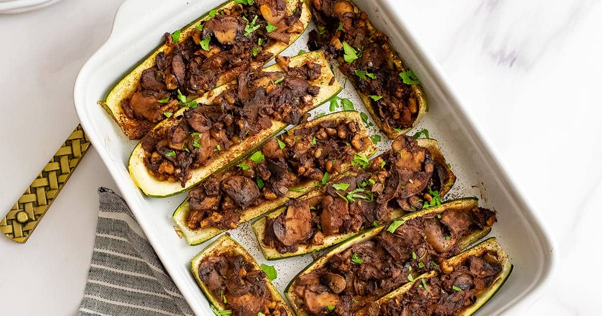 Spicy Mexican Vegan Zucchini Boats: Comforting Plant-Based Dinner
